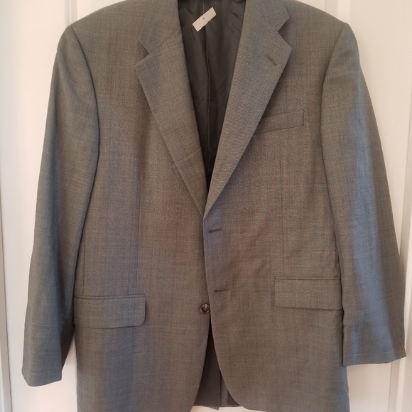 HICKEY FREEMAN​Milburn II Regular Fit Melange Wool Suit size 40R - Picture 6 of 10